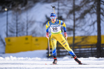 08.02.2020, xkvx, Biathlon IBU Cup Martell, Sprint Damen, v.l. Felicia Lindqvist (Sweden) in aktion / in action competes