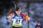 08.02.2020, xkvx, Biathlon IBU Cup Martell, Sprint Damen, v.l. Ramona Dueringer (Austria) in aktion / in action competes