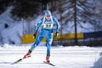 08.02.2020, xkvx, Biathlon IBU Cup Martell, Sprint Damen, v.l. Alina Kolomiyets (Kazakhstan) in aktion / in action competes