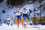 08.02.2020, xkvx, Biathlon IBU Cup Martell, Sprint Damen, v.l. Sabine Di Lallo (Switzerland) in aktion / in action competes