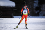 08.02.2020, xkvx, Biathlon IBU Cup Martell, Sprint Damen, v.l. Hongru Chen (China) in aktion / in action competes