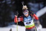 08.02.2020, xkvx, Biathlon IBU Cup Martell, Sprint Damen, v.l. Annija Keita Sabule (Latvia) in aktion / in action competes