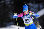 08.02.2020, xkvx, Biathlon IBU Cup Martell, Sprint Damen, v.l. Uliana Kaisheva (Russia) in aktion / in action competes