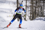 08.02.2020, xkvx, Biathlon IBU Cup Martell, Sprint Damen, v.l. Kadri Lehtla (Estonia) in aktion / in action competes