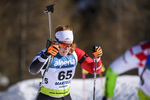 08.02.2020, xkvx, Biathlon IBU Cup Martell, Sprint Damen, v.l. Simone Kupfner (Austria) in aktion / in action competes