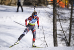 08.02.2020, xkvx, Biathlon IBU Cup Martell, Sprint Damen, v.l. Ieva Puce (Latvia) in aktion / in action competes