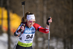08.02.2020, xkvx, Biathlon IBU Cup Martell, Sprint Damen, v.l. Anna-Maria Schreder (Austria) in aktion / in action competes