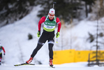 08.02.2020, xkvx, Biathlon IBU Cup Martell, Sprint Herren, v.l. Jens Hulgaard (Denmark) in aktion / in action competes