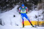08.02.2020, xkvx, Biathlon IBU Cup Martell, Sprint Herren, v.l. Kirill Streltsov (Russia) in aktion / in action competes