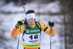 08.02.2020, xkvx, Biathlon IBU Cup Martell, Sprint Herren, v.l. Justus Strelow (Germany) in aktion / in action competes