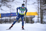 08.02.2020, xkvx, Biathlon IBU Cup Martell, Sprint Herren, v.l. Saverio Zini (Italy) in aktion / in action competes