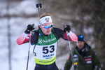 08.02.2020, xkvx, Biathlon IBU Cup Martell, Sprint Herren, v.l. Sivert Guttorm Bakken (Norway) in aktion / in action competes
