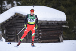 08.02.2020, xkvx, Biathlon IBU Cup Martell, Sprint Herren, v.l. Soma Gyallai (Hungary) in aktion / in action competes