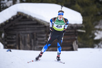 08.02.2020, xkvx, Biathlon IBU Cup Martell, Sprint Herren, v.l. Joosep Perv (Estonia) in aktion / in action competes