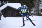 08.02.2020, xkvx, Biathlon IBU Cup Martell, Sprint Herren, v.l. Saverio Zini (Italy) in aktion / in action competes