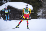 08.02.2020, xkvx, Biathlon IBU Cup Martell, Sprint Herren, v.l. Pjotr Karel A Dielen (Belgium) in aktion / in action competes