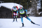 08.02.2020, xkvx, Biathlon IBU Cup Martell, Sprint Herren, v.l. Martin Perrillat Bottonet (France) in aktion / in action competes