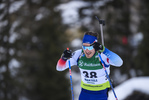 08.02.2020, xkvx, Biathlon IBU Cup Martell, Sprint Herren, v.l. Joscha Burkhalter (Switzerland) in aktion / in action competes