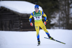 08.02.2020, xkvx, Biathlon IBU Cup Martell, Sprint Herren, v.l. Malte Stefansson (Sweden) in aktion / in action competes