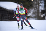 08.02.2020, xkvx, Biathlon IBU Cup Martell, Sprint Herren, v.l. Renars Birkentals (Latvia) in aktion / in action competes