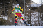 08.02.2020, xkvx, Biathlon IBU Cup Martell, Sprint Herren, v.l. Thierry Langer (Belgium) in aktion / in action competes