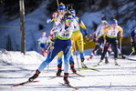 09.02.2020, xkvx, Biathlon IBU Cup Martell, Massenstart Damen, v.l. Flurina Volken (Switzerland) in aktion / in action competes
