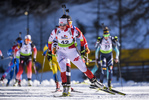 09.02.2020, xkvx, Biathlon IBU Cup Martell, Massenstart Damen, v.l. Karolina Piton (Poland) in aktion / in action competes