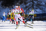 09.02.2020, xkvx, Biathlon IBU Cup Martell, Massenstart Damen, v.l. Karolina Piton (Poland) in aktion / in action competes