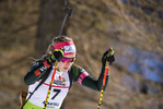 09.02.2020, xkvx, Biathlon IBU Cup Martell, Massenstart Damen, v.l. Stefanie Scherer (Germany) in aktion / in action competes