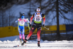 09.02.2020, xkvx, Biathlon IBU Cup Martell, Massenstart Damen, v.l. Jenny Enodd (Norway) in aktion / in action competes