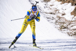 09.02.2020, xkvx, Biathlon IBU Cup Martell, Massenstart Damen, v.l. Emma Nilsson (Sweden) in aktion / in action competes