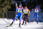 09.02.2020, xkvx, Biathlon IBU Cup Martell, Massenstart Damen, v.l. Victoria Slivko (Russia) in aktion / in action competes