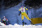 09.02.2020, xkvx, Biathlon IBU Cup Martell, Massenstart Damen, v.l. Emma Nilsson (Sweden) in aktion / in action competes