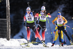 09.02.2020, xkvx, Biathlon IBU Cup Martell, Massenstart Damen, v.l. Eline Grue (Norway) in aktion / in action competes