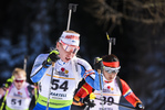 09.02.2020, xkvx, Biathlon IBU Cup Martell, Massenstart Damen, v.l. Sanna Markkanen (Finland) in aktion / in action competes