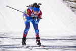 09.02.2020, xkvx, Biathlon IBU Cup Martell, Massenstart Damen, v.l. Polina Shevnina (Russia) in aktion / in action competes