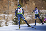 09.02.2020, xkvx, Biathlon IBU Cup Martell, Massenstart Damen, v.l. Irene Lardschneider (Italy) in aktion / in action competes