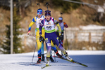 09.02.2020, xkvx, Biathlon IBU Cup Martell, Massenstart Damen, v.l. Ekaterina Bekh (Ukraine) in aktion / in action competes