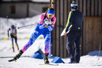 09.02.2020, xkvx, Biathlon IBU Cup Martell, Massenstart Damen, v.l. Anna Nikulina (Russia) in aktion / in action competes