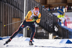 09.02.2020, xkvx, Biathlon IBU Cup Martell, Massenstart Herren, v.l. Roman Rees (Germany) in aktion / in action competes