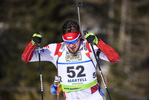 09.02.2020, xkvx, Biathlon IBU Cup Martell, Massenstart Herren, v.l. Mateusz Janik (Poland) in aktion / in action competes