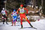 09.02.2020, xkvx, Biathlon IBU Cup Martell, Massenstart Herren, v.l. Stavre Jada (Macedonia) in aktion / in action competes