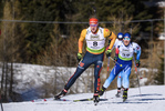 09.02.2020, xkvx, Biathlon IBU Cup Martell, Massenstart Herren, v.l. Roman Rees (Germany) in aktion / in action competes