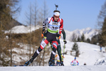 09.02.2020, xkvx, Biathlon IBU Cup Martell, Massenstart Herren, v.l. Nikolaus Leitinger (Austria) in aktion / in action competes