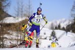 09.02.2020, xkvx, Biathlon IBU Cup Martell, Massenstart Herren, v.l. Ruslan Tkalenko (Ukraine) in aktion / in action competes