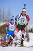 09.02.2020, xkvx, Biathlon IBU Cup Martell, Massenstart Herren, v.l. Patrick Jakob (Austria) in aktion / in action competes