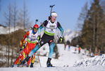09.02.2020, xkvx, Biathlon IBU Cup Martell, Massenstart Herren, v.l. Martin Perrillat Bottonet (France) in aktion / in action competes