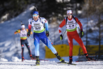 09.02.2020, xkvx, Biathlon IBU Cup Martell, Massenstart Herren, v.l. Joscha Burkhalter (Switzerland) in aktion / in action competes
