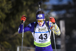 09.02.2020, xkvx, Biathlon IBU Cup Martell, Massenstart Herren, v.l. Artem Tyshchenko (Ukraine) in aktion / in action competes