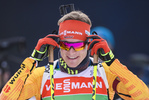 11.02.2020, xkvx, Biathlon IBU Weltmeisterschaft Antholz, Training Damen und Herren, v.l. Benedikt Doll (Germany) schaut / looks on